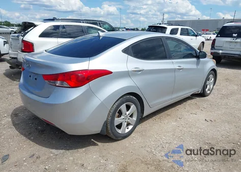 2013 Hyundai Elantra Gls from USA, damaged, VIN 5NPDH4AE6DH392129